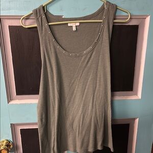 Women's Ribbed Tank Top - Green Blue XL Maurices